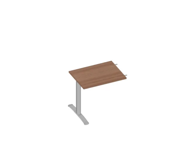 aanbouwtafel,i.h.v.,v. C-voet,HxBxD 620-820x800x600mm