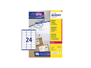Adresetiket Avery QuickPeel L7159-40 63.5x33.9mm Wit 960 stuks - 1