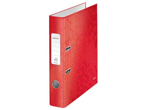 Ordner Leitz WOW 180 gelamineerd 50mm A4 rood
