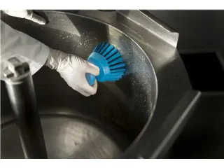 Vikan Hygiene ronde werkborstel harde vezels Ø110mm paars - 12