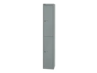 Dubbeldekse garderobekast,HxBxD 1802x305x305mm,1x2vak.,cil.-slot - 4