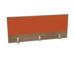 opzetpaneel,v. bureau,aanbouw achter,B 1400mm,NT-cherry,BN3012-oranje