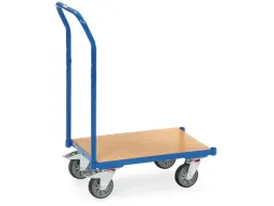 Eurobakken Rolplateau 135820 250kg 600x400mm Hout Duwbeugel Ral5007
