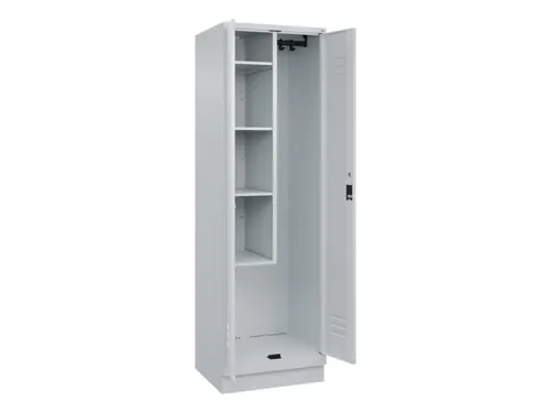 schoonmaakkast,HxBxD 1950x600x500mm,links 4vakken