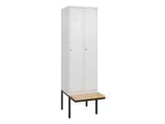 locker voor scheiding van kleding,HxBxD 2120x600x815mm,2vak