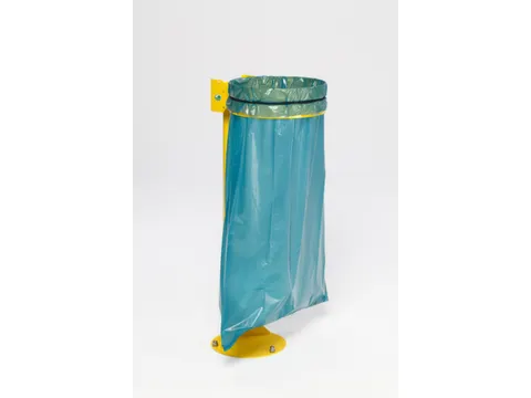 Afvalverzamelaar Voor 120 liter-Zakken Staander Plaatstaal Geel