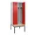 locker met bank,voor scheiding van kleding,HxBxD 2120x800x815mm,2vak