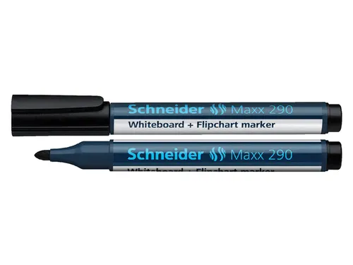 Whiteboardmarker Schneider Maxx 290 rond 2-3mm zwart