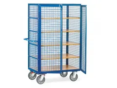 Kastwagen 750kg 4393 5 Etages Hout Laadvlak 1200x780mm Draadgaas