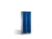 armoire multicases,corps RAL7021,face avant RAL5010