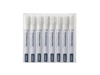 Krijtstift Europel 6mm wit etui 8 stuks - 2
