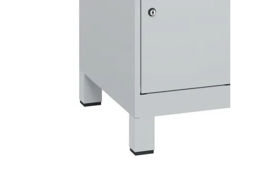 lockerkast,HxBxD 1950x300x500mm,1x4vakken,vak B 300mm,cil.-slot,voeten