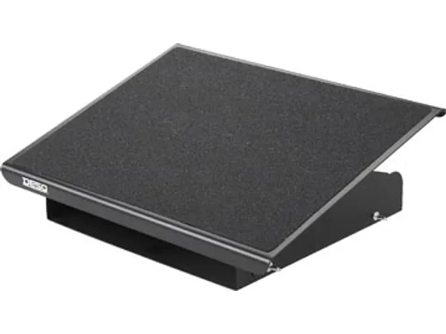 Voetensteun Metaal 3 Hoogte Standen Heavy Duty Zwart
