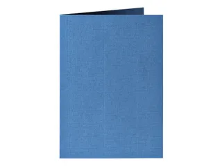 Correspondentiekaart Papicolor dubbel 105x148mm donkerblauw pak 6 st - 1