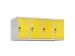 opzetkast,v. locker,4vak.,vak B 300mm,HxBxD 500x1200x500mm