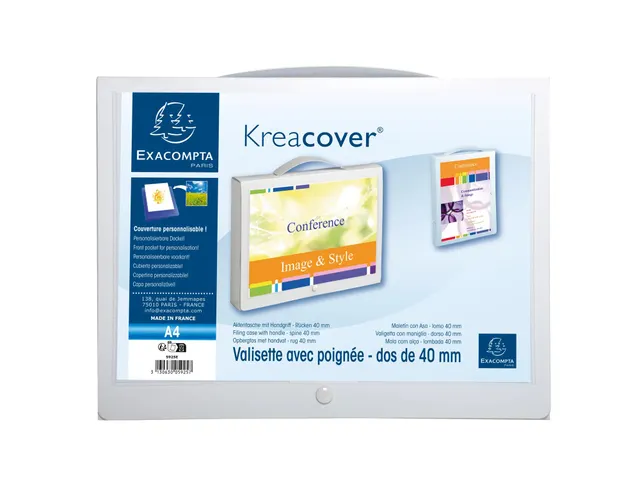 Exacompta Elastobox met Handvat Kreacover