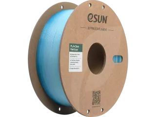 eSUN 3D printer Filament PLA-Clear 1,75mm Transparant Blauw Wit 1kg - 1