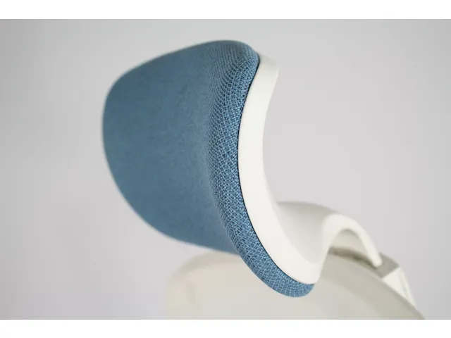 Chaise de bureau Linea Tekna White 01/PT bleu clair/blanc