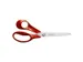Schaar Fiskars Classic universeel 21cm links rood