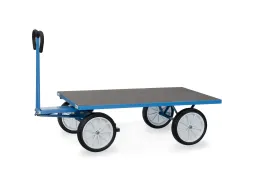 Handtrekwagens 6405v 4 Wielen 1000kg 1600x900mm Massief Rubber