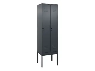 locker,HxBxD 2120x600x500mm,2vak,vak B 300mm,draaigrendel - 1