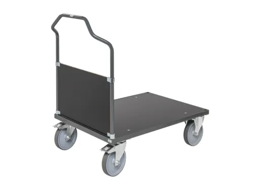 kopwandwagen,draagverm. 500kg,laadvl. LxB 1200x800mm,MDFplaat,1wand