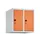 opzetkast,v. locker,2vak.,vak B 250mm,HxBxD 500x500x500mm,vleugeldeur