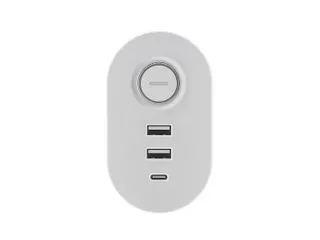 IOIO desktop stekkerdoos SL3000 3-voudig + 3x USB Wit - 9