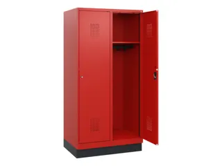 schoollocker,HxBxD 1630x800x500mm,2vak,vak B 400mm,cil.-slot,sokkel - 1