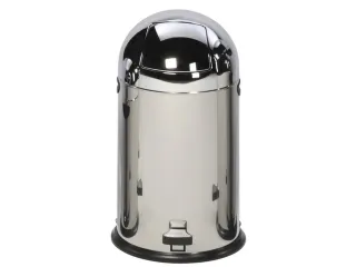 Push & Kick Afvalbak Rvs 40 Liter Hxd 730x415mm Met Voetpedaal - 1