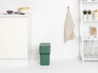 Afvalemmer Sort & Go 12 Liter Groen - 7