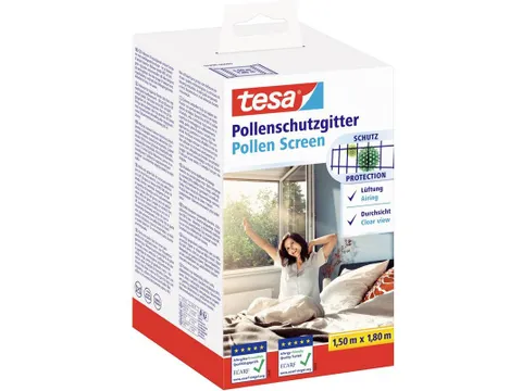 55296-00000-01 Tesa Pollen bescherming scherm 1,5x1,8m antraciet