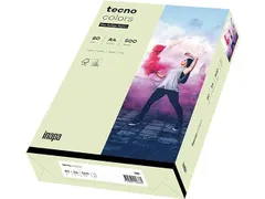 Inapa Tecno colors Gekleurd papier A4 Licht groen 80 gram 500vel