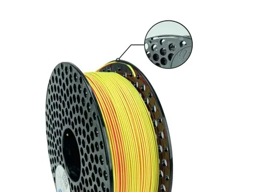 Azurefilm PLA Dual Neon 3D filament 1,75mm Geel - Roze 1kg