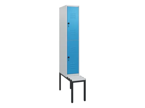 Dubbeldekse dekenkist,HxBxD 1950x300x815mm,1x2vak.,vak B 300mm