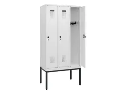 schoollocker,HxBxD 1950x900x500mm,3vak,vak B 300mm,draaigrendel