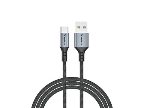 S+C Usb-A/USB-C Kabel zwart 18W 31843 480Mbps 1.20m