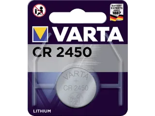 Batterij Varta knoopcel CR2450 lithium blister à 1 stuk - 1