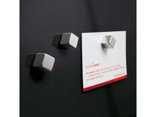 glasmagneetbord Sigel Artverum 48x48x1.5cm zwart
