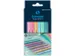Balpen Schneider Tops 505 F set 8 stuks pastel, blauwschrijvend