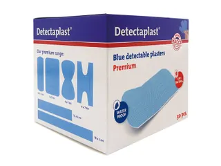 Detectaplast 8051 Pleister waterafstotend blauw 50x72mm 50 Stuks - 1