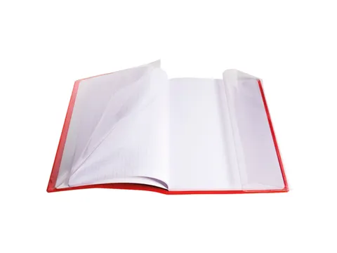 Schriftomslagen Kover transparant 17x22cm