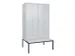 locker voor scheiding van kleding,HxBxD 2120x1200x815mm,4vak