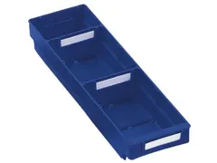 Stellingbak Extra Vlak Pp Hxbxd 65X120X400Mm Blauw