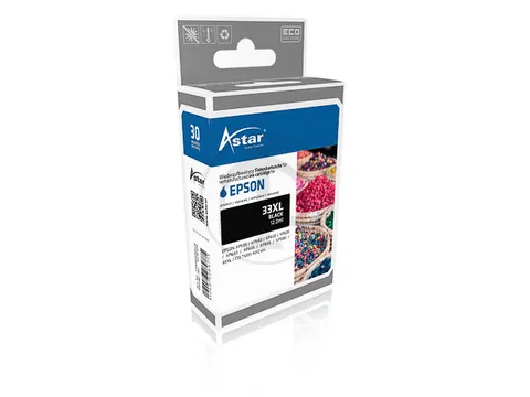 As16019 Astar Epson T3351 Xp Inkt Zwart Hc Rebuilt 530Pagina's Chip