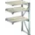 uittrekstelling voor zware lasten,HxBxD 2000x1290x860mm,vaklast 1000kg