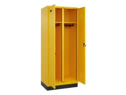 locker voor scheiding van kleding,HxBxD 1950x800x500mm,2vak