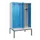 locker met bank,voor scheiding van kleding,HxBxD 2120x1200x815mm,4vak