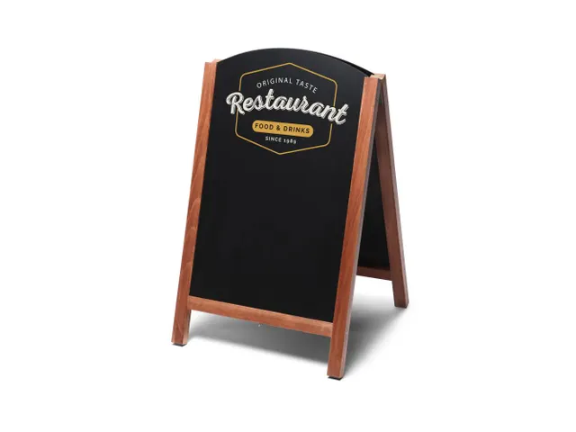 Krijtstoepbord Fast Switch 68x120cm Lichtbruin