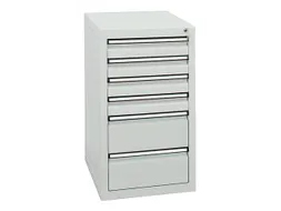 ladekast,HxBxD 900x500x500mm,6lade(n),centr. vergrendeling